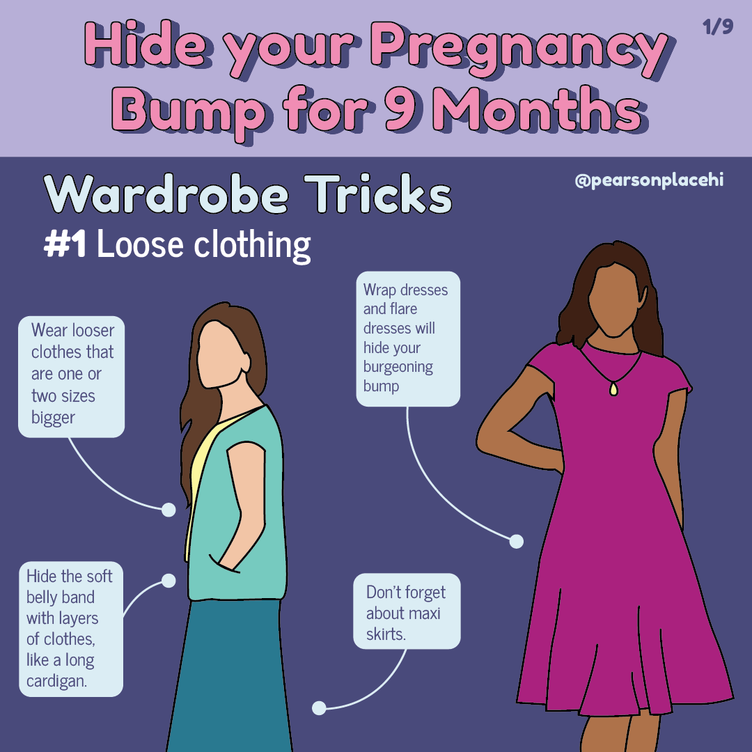How to Hide Your Pregnancy Before Going Public